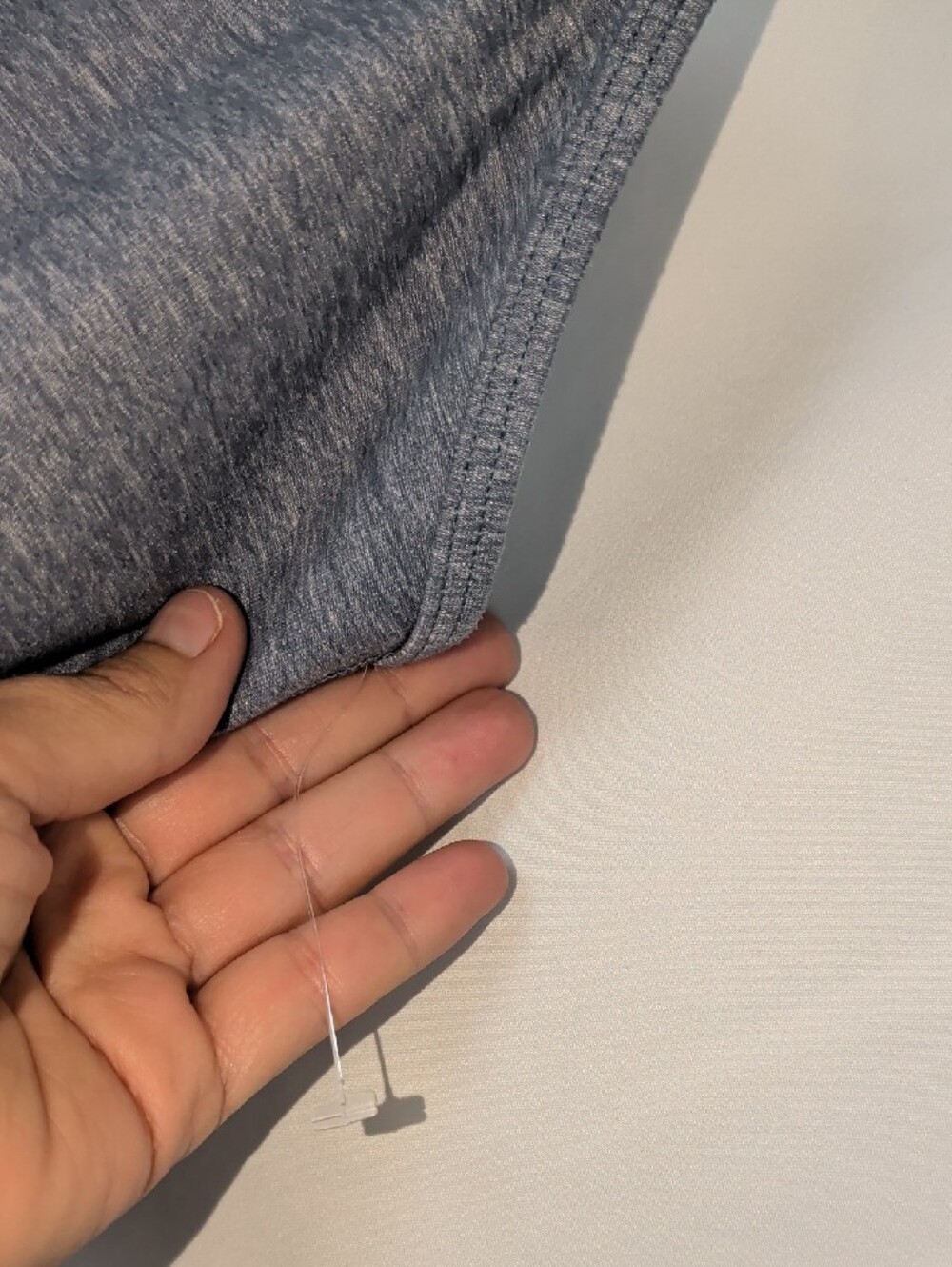 LULULEMON Power Y Tank Top Built In Bra Heathered Grey 6 - Picture 2 of 11